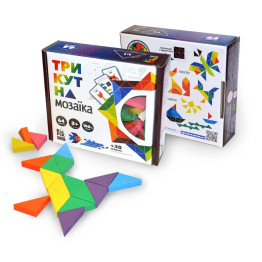 Трикутна дерев'яна мозаїка