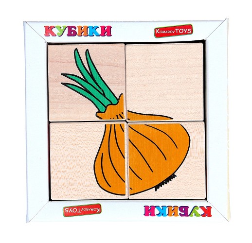 Кубики Склади малюнок “Овочі”