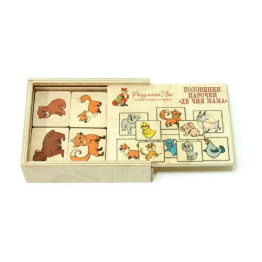 Дерев'яна гра асоціації, Де чия мама