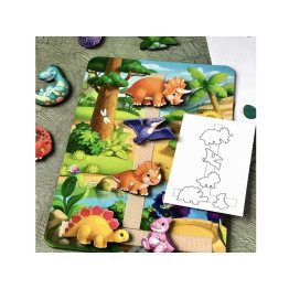 Гра на липучці - долина динозаврів