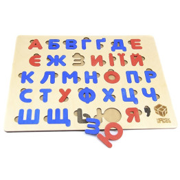 Дерев'яний алфавіт, український