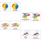 Карточки Домана «toys-іграшки»  англійською мовою