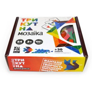 Трикутна дерев'яна мозаїка